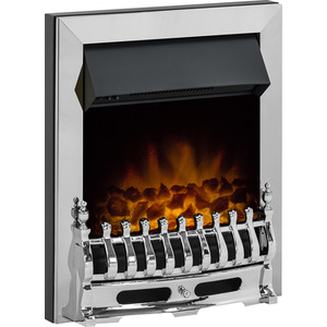 LED Flame Electric Fire Place-Golden